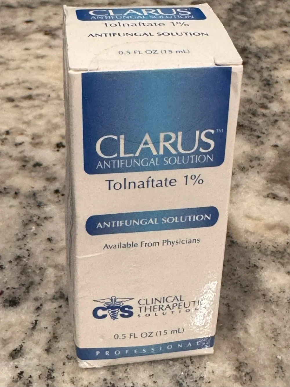 Tolnaftate 1% Antifungal Solution — White & Blue
